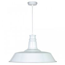 Large Industry Pendant White 60W MS9450-WH Superlux