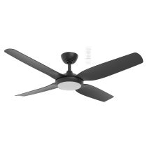 Viper DC 56" Smart Ceiling Fan with Dimmable CCT LED Light Matt Black MVDC1343M