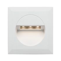 RYE 1.2W SQUARE LED STEP LIGHT (MW1811SWHT) WHITE MERCATOR LIGHTING