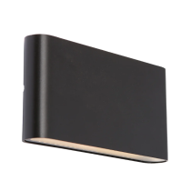 Napa Exterior Wall Light Black - NAPA2EBLK