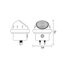 Interior LED Wall Utility Night Light - NIGHT01