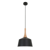 NORDIC Series 240V E27 Pendant Lights Black NORDIC4 Cla Lighting