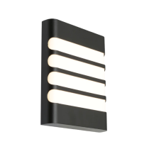 Odessa Grill Exterior Wall Light Black - ODES1EGBLK