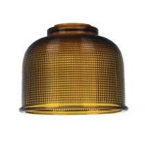 MAISON.15 AMBER HALOPHANE GLASS SHADE - OL2255/15AM