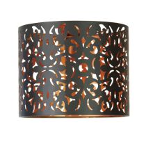 VICKY DIY CEILING LIGHT BLACK / COPPER INNER - OL2265CO