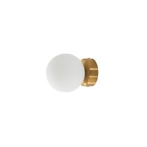 GLOBO WALL LIGHT G9 SATIN BRASS/OPAL MATT OL54225SB