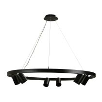 PANO 6 LIGHT PENDANT SPOT BLACK - OL56096BK