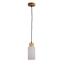 NINA SINGLE PENDANT WOOD & OPAL OL60571