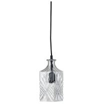 DECANT 4 Retro Vintage Cut Glass Pendant - OL63504CL