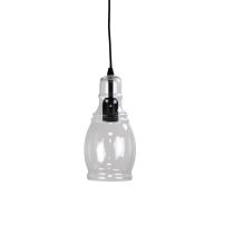 AUBURN.1 Clear Glass Single Pendant - OL63611BK