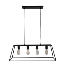 WAINSCOTT.4 4 LIGHT PENDANT BLACK OL63744BK