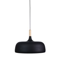 MALT.48 Black Urban Retro Industrial Style Pendant - OL64848BK