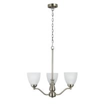 ROCHESTER 3 LIGHT PENDANT ANT BRASS / FROST OL65321/3AB