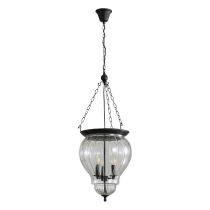 NEWHAM 3-LIGHT SINGLE GLASS PENDANT E14 OL65623BK