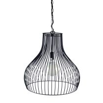 GABBY WIRE SINGLE PENDANT BLACK - OL68852BK