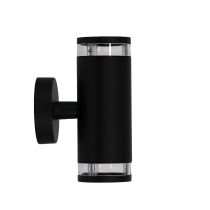 TOVE UP/DOWN GU10 OUTDOOR WALL LIGHT BLACK - OL7462BK