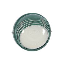 BUNKER ALUM LARGE ROUND LOUVRED GREEN + - OL7952GN