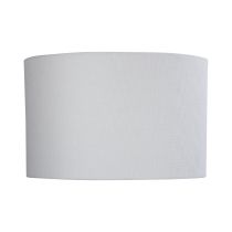 400-400-250 / 16" DRUM WHITE LINEN SHADE E27 - OL91937