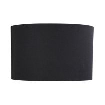 400-400-250 / 16" DRUM BLACK LINEN SHADE E27 - OL91938