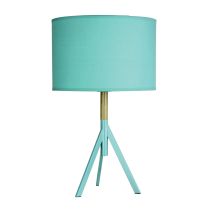 MICKY Teal Retro Metal Table Lamp with Shade - OL93151GN