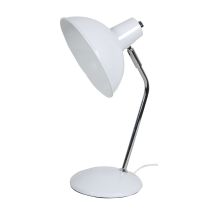 THEA DESK LAMP WHITE & CHROME - OL93961WH