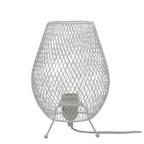 HYZER MESH TABLE LAMP WHITE - OL97111WH