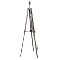 GALILEO Lime Washed Timber Tripod Base only E27 - OL97995