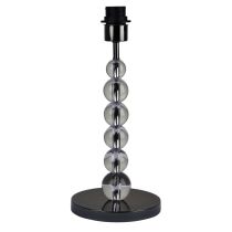 CLARA BASE Gunmetal and Acrylic Lamp Base E27 - OL99463GM