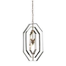 PENDANT G9 X 4 Polished Nickel Hardware with SS ORBITA1 Cla Lighting