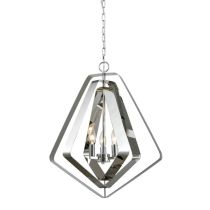 PENDANT SES X 3 Polished Nickel Hardware ORBITA4 Cla Lighting