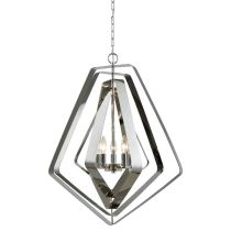 PENDANT SES X 5 Polished Nickel Hardware  ORBITA5 Cla Lighting