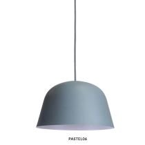 PENDANT ES 40W HAL Matte BLUE Angled Dome PASTEL06 Cla Lighting