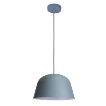 PENDANT ES 40W HAL Matte Blue Angled DOME PASTEL06A Cla Lighting