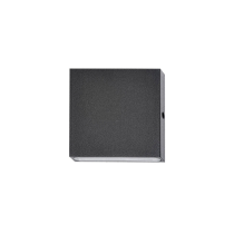 WALL / PILLAR  LED S/M BLK SQ PDL1SQBL