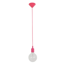 PEN Series 240V E27 Pendant Lights Pink PEN4 Cla Lighting