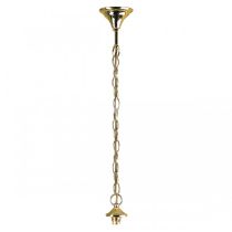 Traditional Chain Pendant Brass 60W PG-1P-BS Superlux