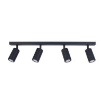 WALL GU10 X 4 (Max 35W HAL) PILLAR 4 Light BAR BLK PG4BARBL CLA Lighting