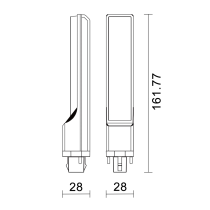 PLC LED Globe 9W PLC003