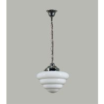 Standard Chain & Cloth Cord Suspension - 10" Beehive / Chrome