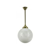 Standard 3/4" Rod Set Pendant - 12" Sheffield / Polished Brass