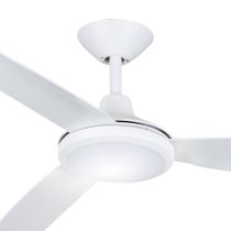 Polar V2 48" DC Ceiling Fan with 18W Dimmable CCT LED / Matt White - P3BL2581