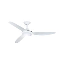 Polar 48" DC Ceiling Fan with 18W Dimmable CCT LED / Matt White - P3BL581