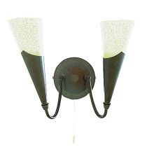 Gothic Wall Light Brown/Bronze 60w R6412-2B-BR Superlux