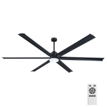 Rhino 1.8m DC Ceiling Fan With LED Light And Remote- FC479180GRFLWL