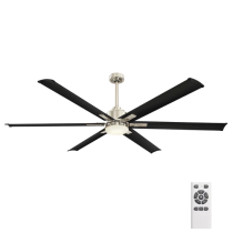 Rhino 2.1m DC Ceiling Fan With LED Light And Remote- FC479210BCFLWL