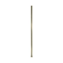 1/2" Rod Extension & Joiner - Polished Brass