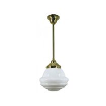 Standard 1/2" Rod Set Pendant - 9" Parkville / Polished Brass