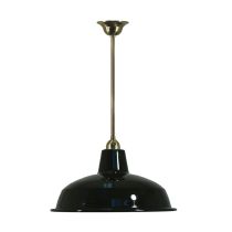 Standard 1/2" Rod Set Pendant - Warehouse 300mm Black