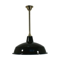 Standard 3/4" Rod Set Pendant - Warehouse 420mm Black