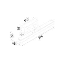 VANITAS Interior LED Tri-CCT Vanity / Picture Wall Lights VANITAS1S